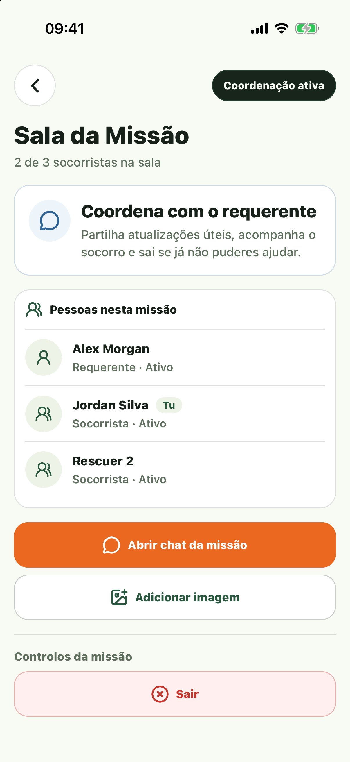 Captura atual da Sala da Missão da Stuck